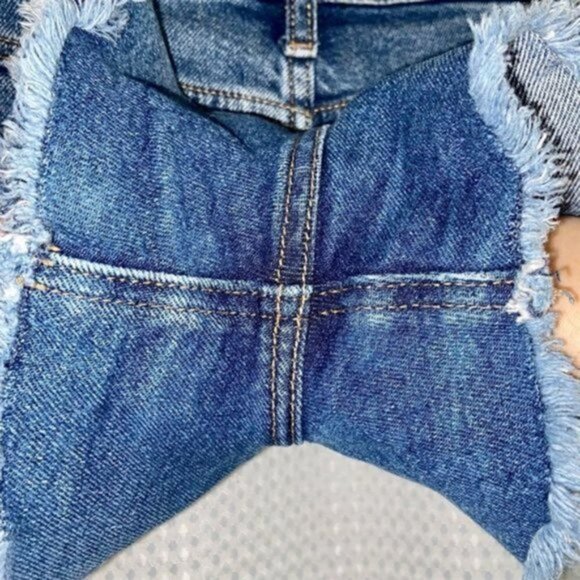 Women’s‎ Hollister high rise boyfriend distressed cut off jean shorts size W26 - Picture 12 of 16